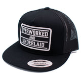 Overworked and Underlaid Snapback Hat
