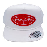 Pussylicker White Classic Snapback Hat