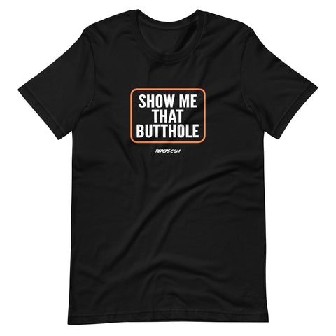 Show Me That Butthole Orange Tee - Big and Tall