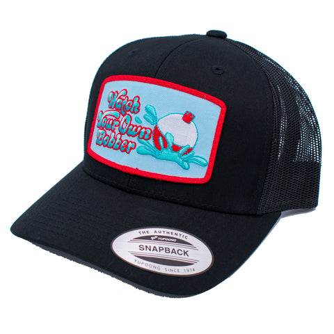 Watch Your Own Bobber Curved Snapback Hat