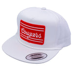 Cougars White Classic Snapback Hat