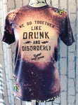 Purple “Drunk and Disorderly” REPCPS Collab Tee