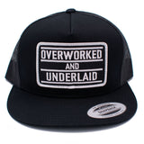 Overworked and Underlaid Snapback Hat