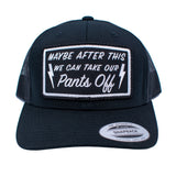 Pants Off Curved Snapback Hat