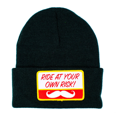 Ride At Your Own Risk Cuffed Beanie