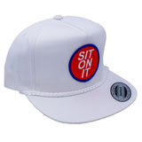 Sit On It White Classic Snapback Hat