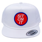 Sit On It White Classic Snapback Hat